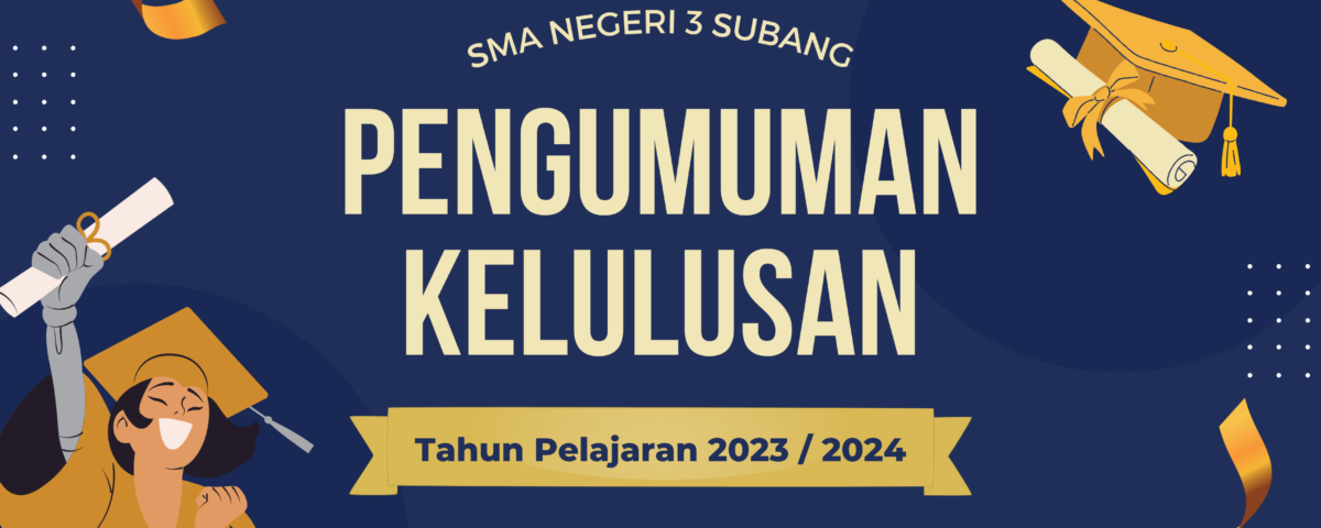 Pengumuman Kelulusan Kelas XII SMAN 3 Subang