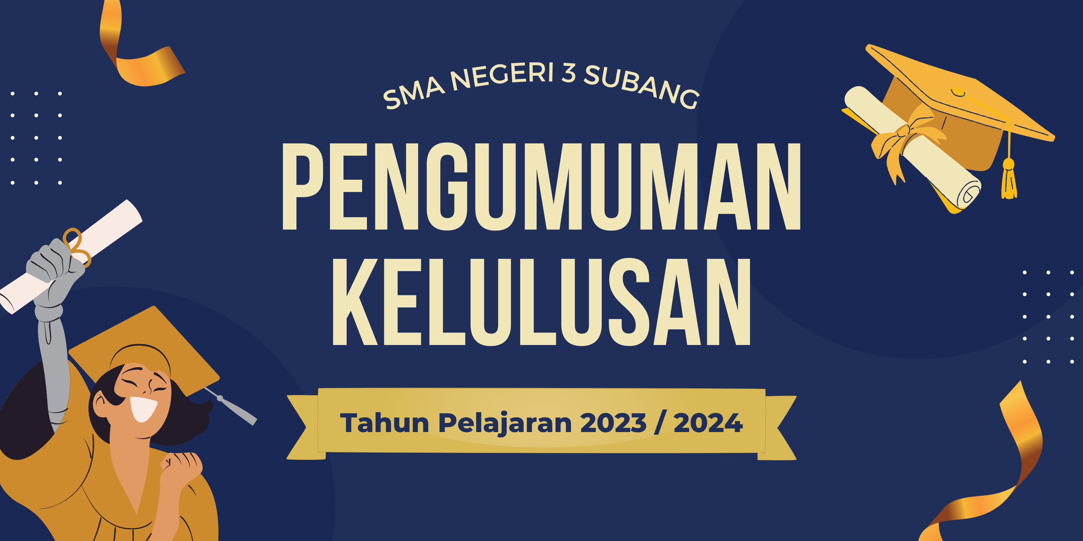 Pengumuman Kelulusan Kelas XII SMAN 3 Subang